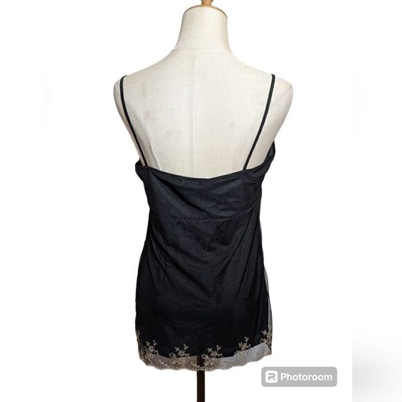 Loft Black Mesh Camisole Top - Picture 6 of 7